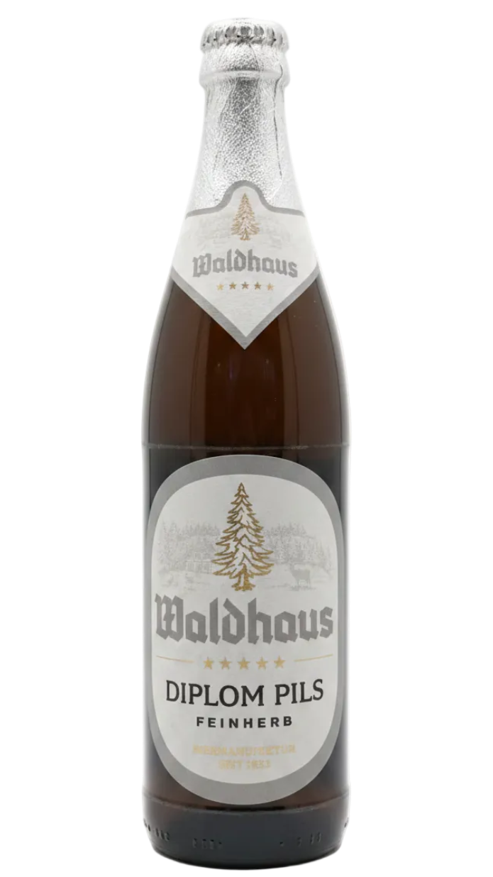 Waldhaus Diplom Pils / Klein Fritzle Pils 4.9% 500ml Bottle
