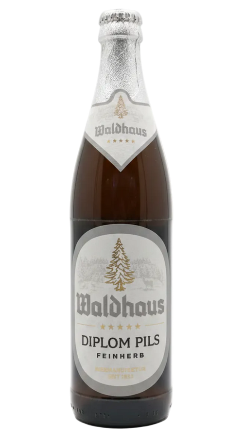 Waldhaus Diplom Pils / Klein Fritzle Pils 4.9% 500ml Bottle